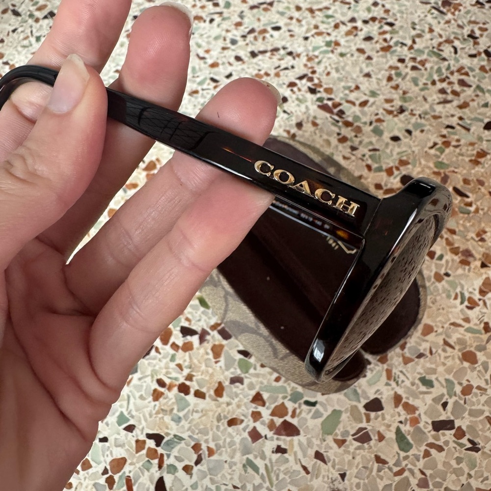 Coach Tortoise Shell Sunglasses - Picture 4 of 7